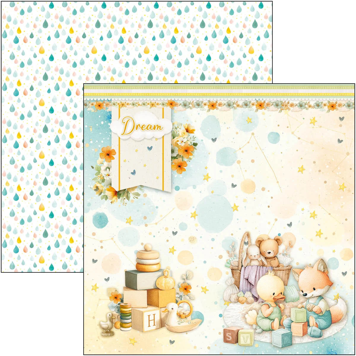 Ciao Bella - Lunibloom Paper Pad 12″x12″ 12/Pkg