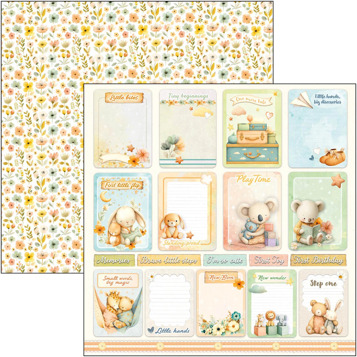 Ciao Bella - Lunibloom Paper Pad 12″x12″ 12/Pkg