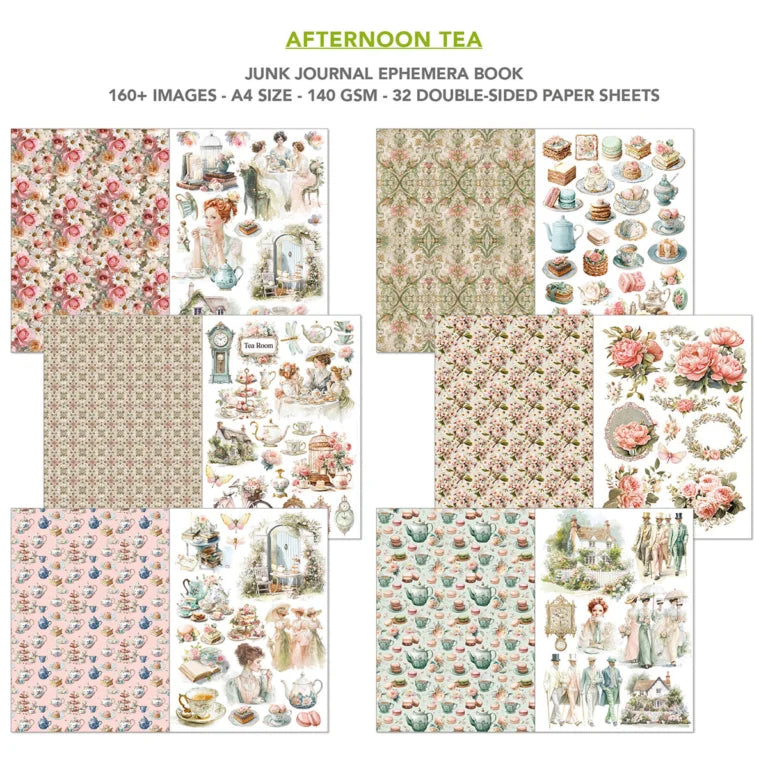 Ciao Bella - Junk Journal & Ephemera Book - Afternoon Tea