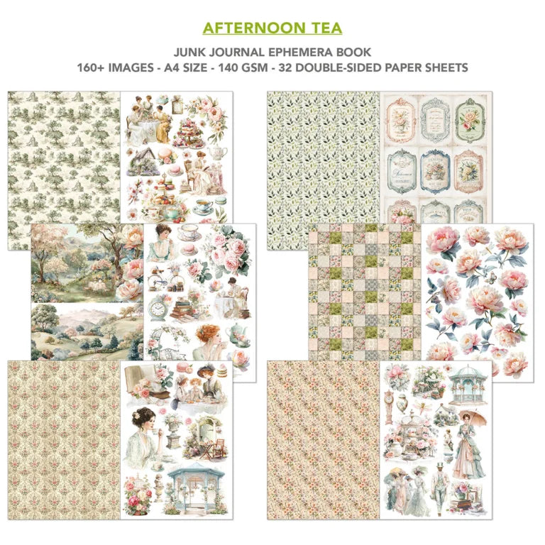 Ciao Bella - Junk Journal & Ephemera Book - Afternoon Tea