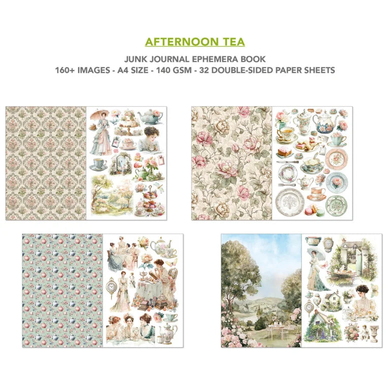 Ciao Bella - Junk Journal & Ephemera Book - Afternoon Tea