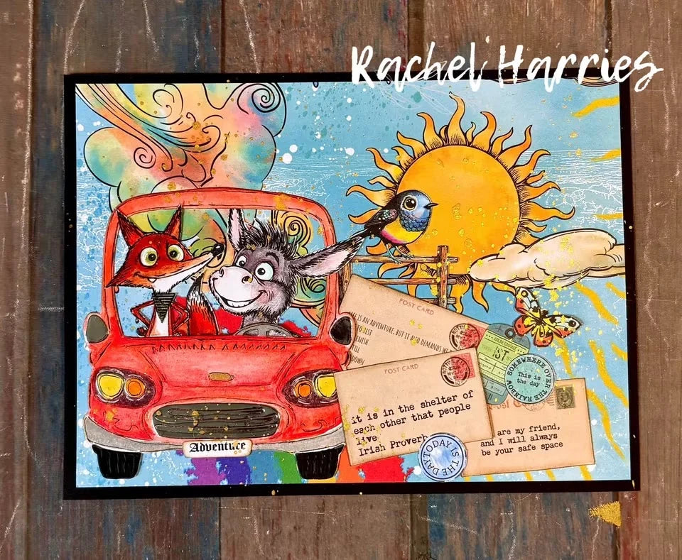 Creative Ember Designs - Clear Stamps - Go Kick