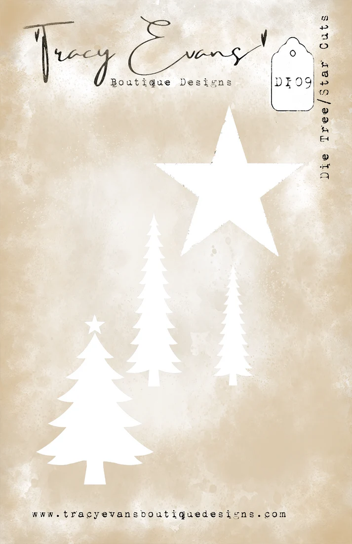 Tracy Evans Boutique Designs - Die Tree/Star  Cuts - DI09