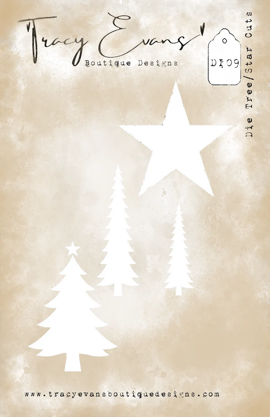 Tracy Evans Boutique Designs - Die Tree/Star  Cuts - DI09