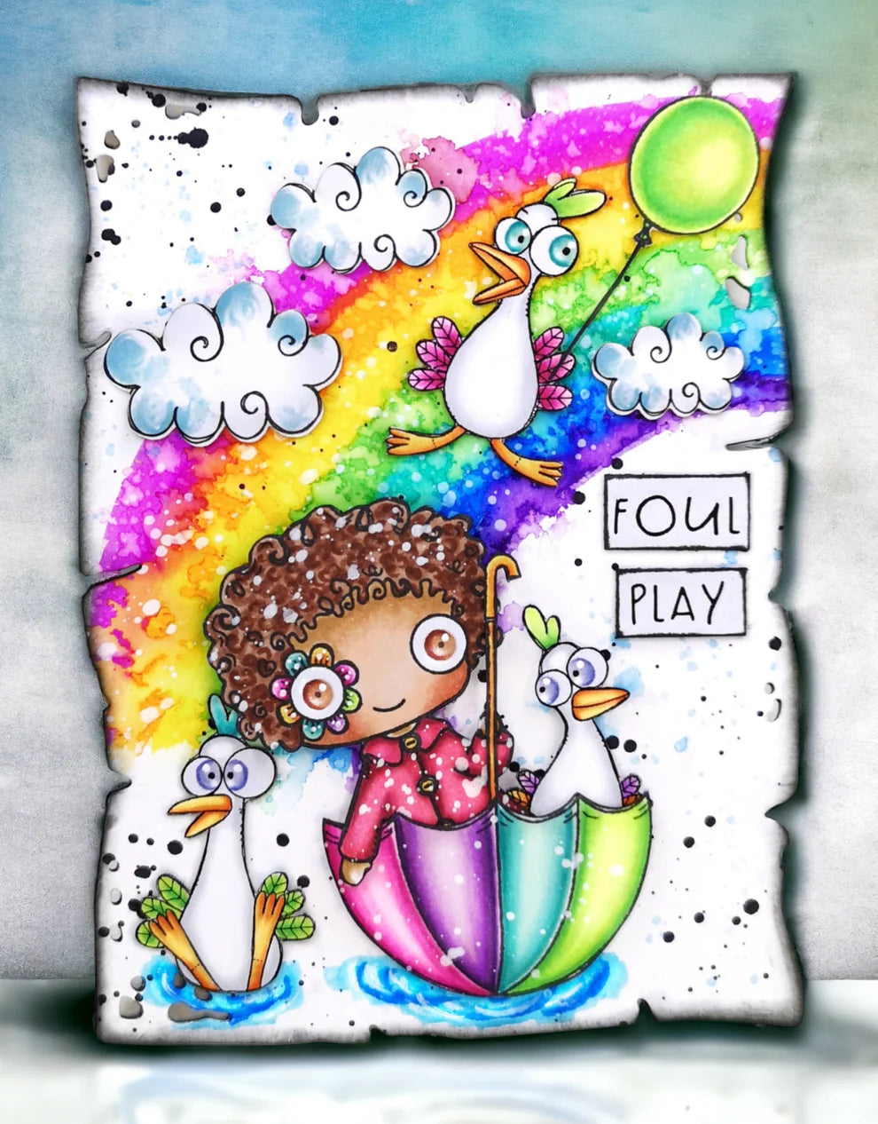 AALL & CREATE - A6 Stamps - Chicken Dance #407
