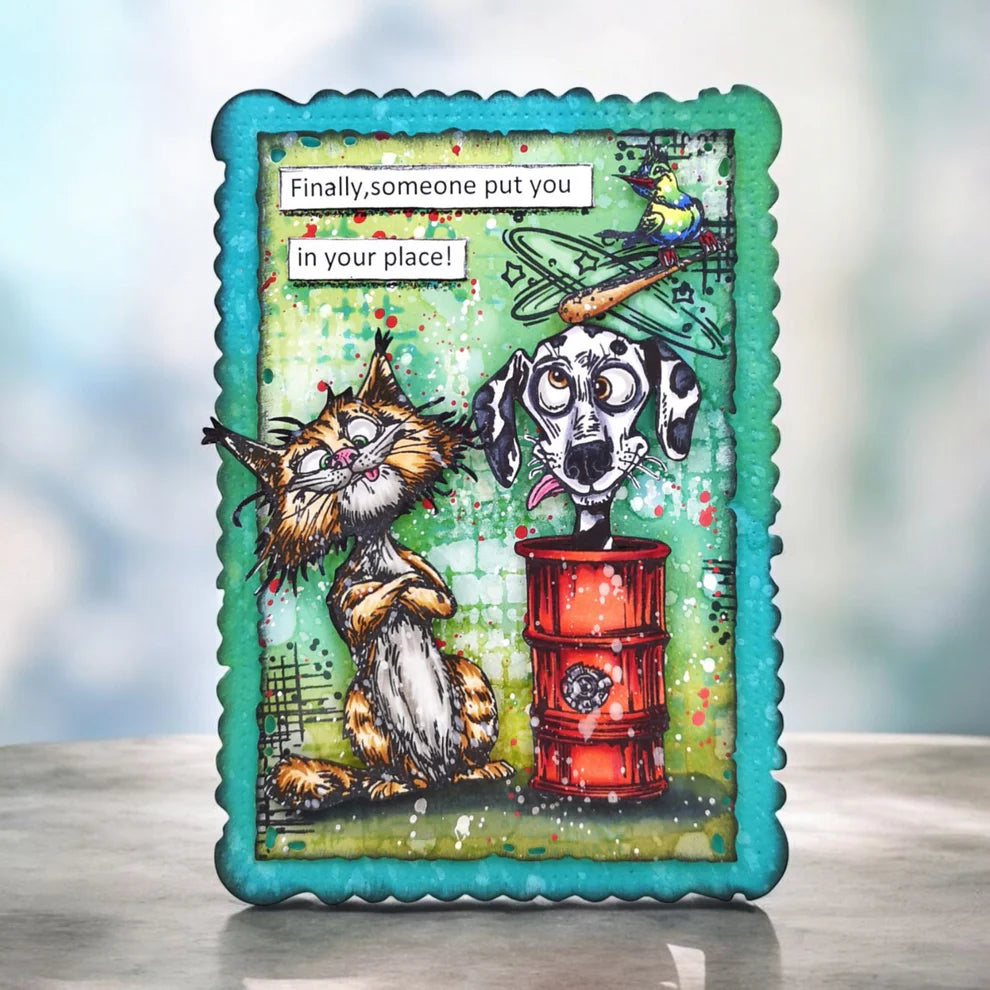 AALL & CREATE - A6 Stamps - Grumpy Traveler #1273