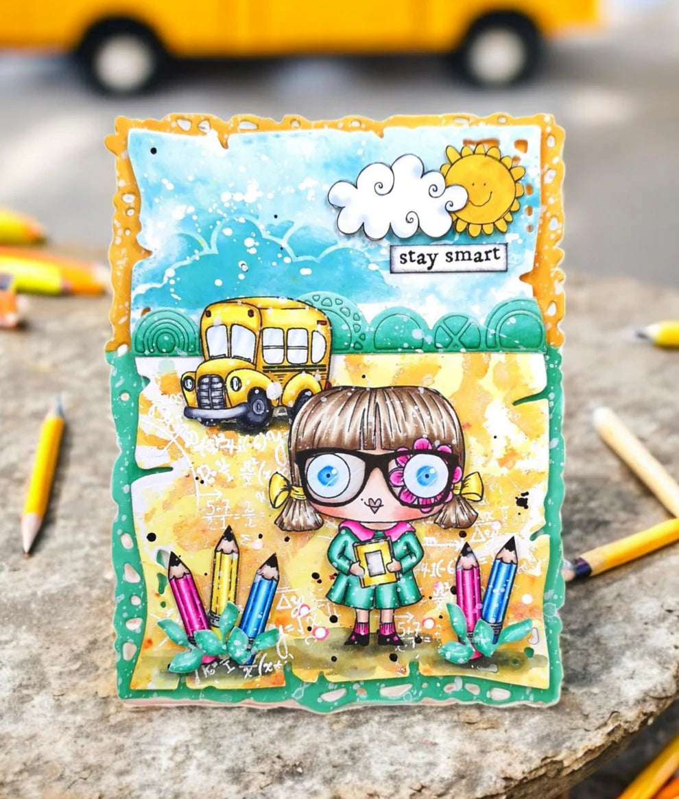 AALL & CREATE - A7 Stamps - Shcool Daze  #1287