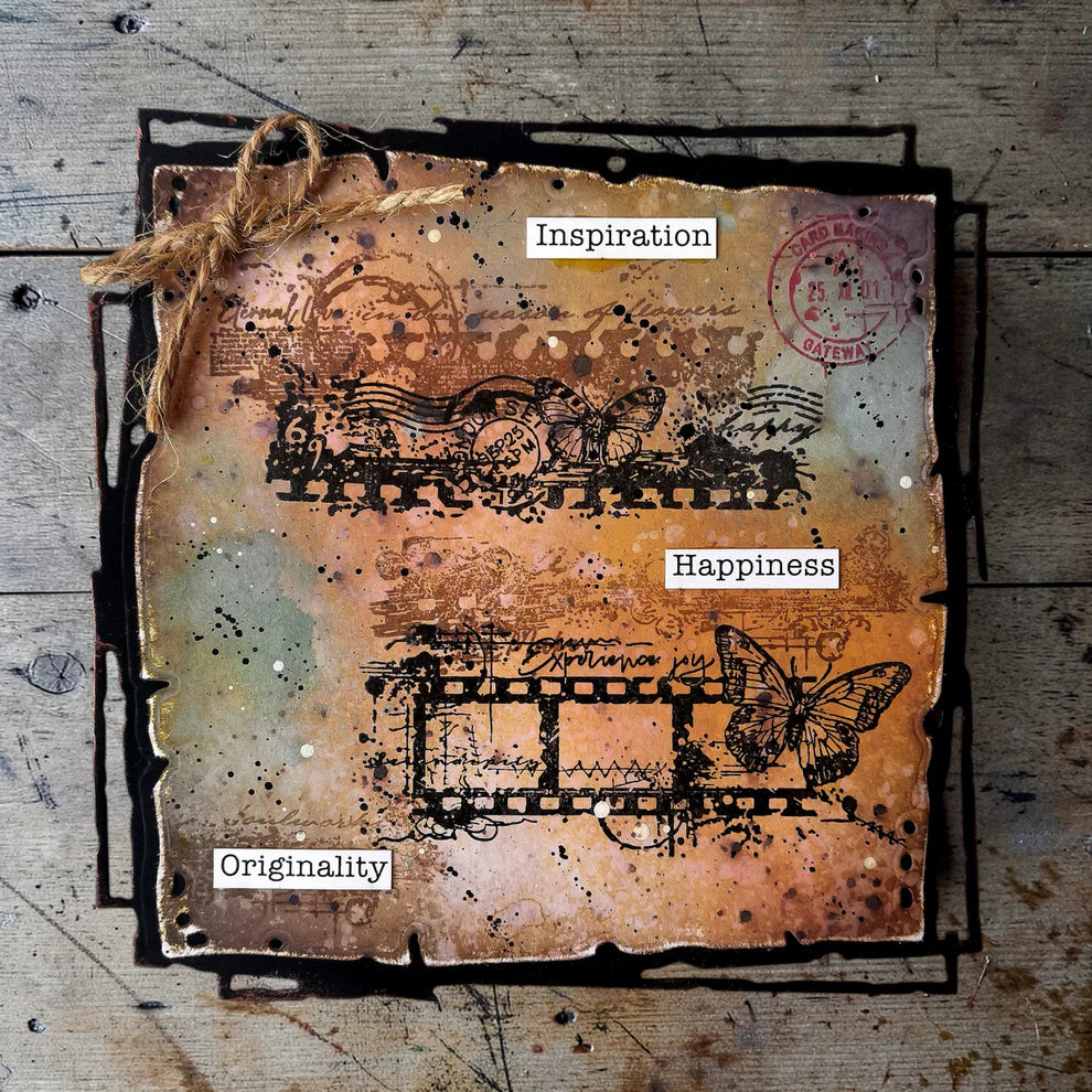 AALL & CREATE - A6 Stamps - Torn Prints #TP - 1336