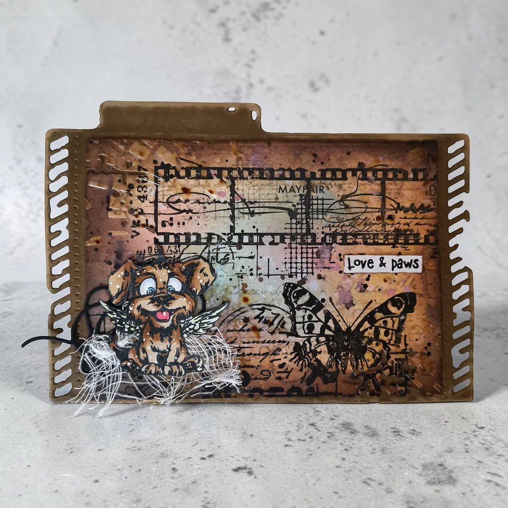 AALL & CREATE - A6 Stamps -Splatter Film #TP - 1334