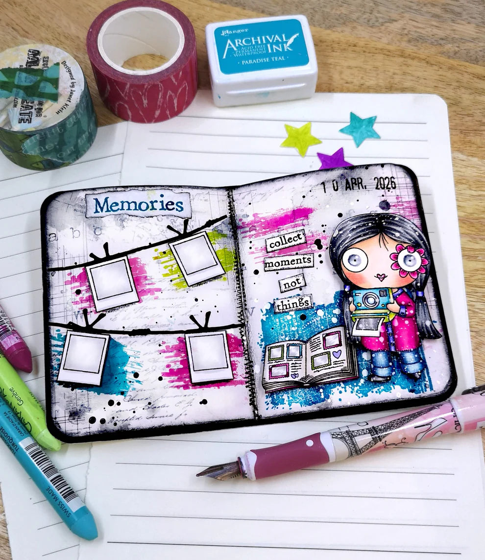 AALL & CREATE - A7 Stamps - Collect Moments #1366