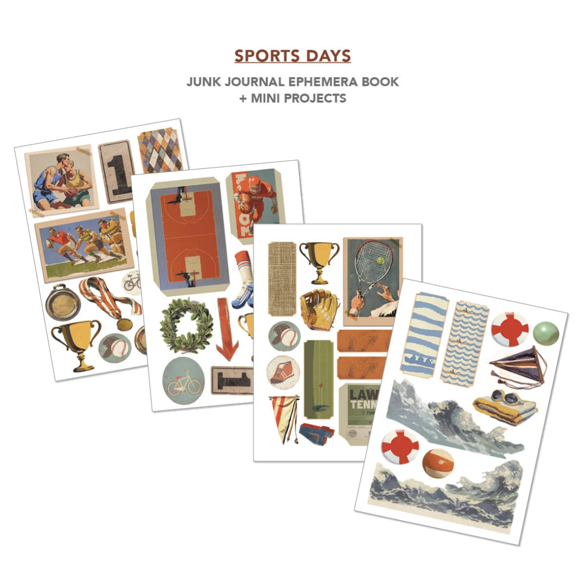 Ciao Bella - Junk Journal & Ephemera Book - Sports Days