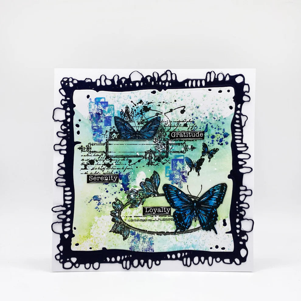 AALL & Create Rub-on Sheets Emerald Azure #13