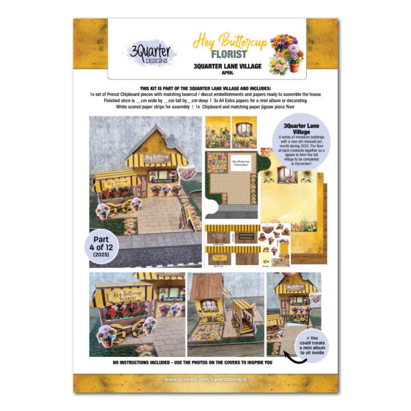 3 Quarter Designs - 3Quarter Lane Village - Hey Buttercup Florist