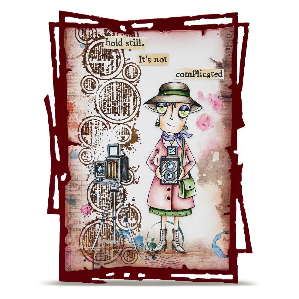 AALL & CREATE - A7 Stamps - Dee Snaps  #1370