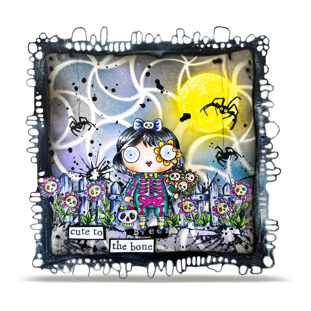 AALL & CREATE - A7 Stamps - Cute To The Bone #1418