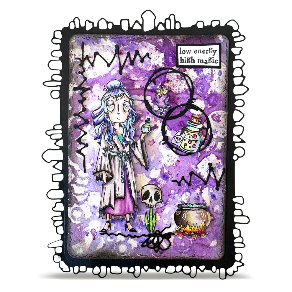 AALL & CREATE - A7 Stamps - Halloween Bits #1422