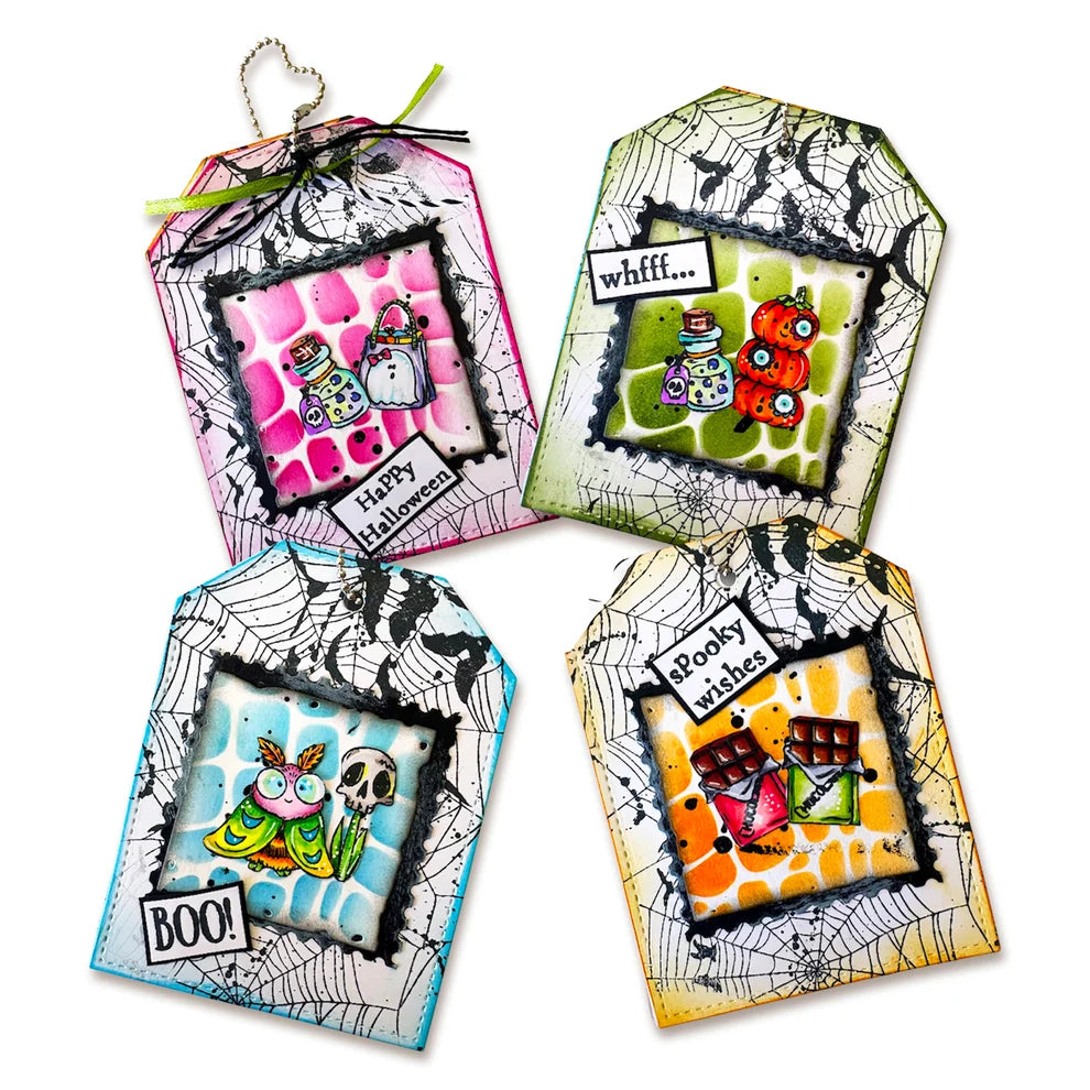 AALL & CREATE - A7 Stamps - Halloween Bits #1422