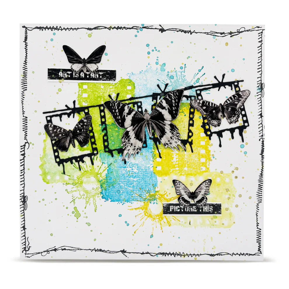 AALL & CREATE - A6 Stamps -Sewn Sparks #TP - 1337