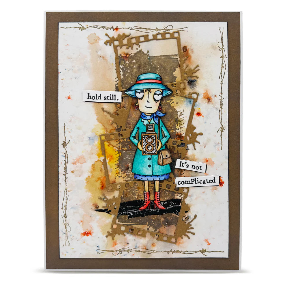 AALL & CREATE - A6 Stamps -Sewn Sparks #TP - 1337