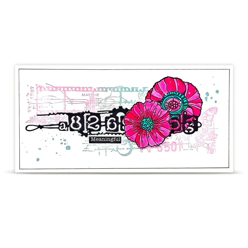AALL & CREATE - A6 Stamps - Graphic Coquelicots #1478