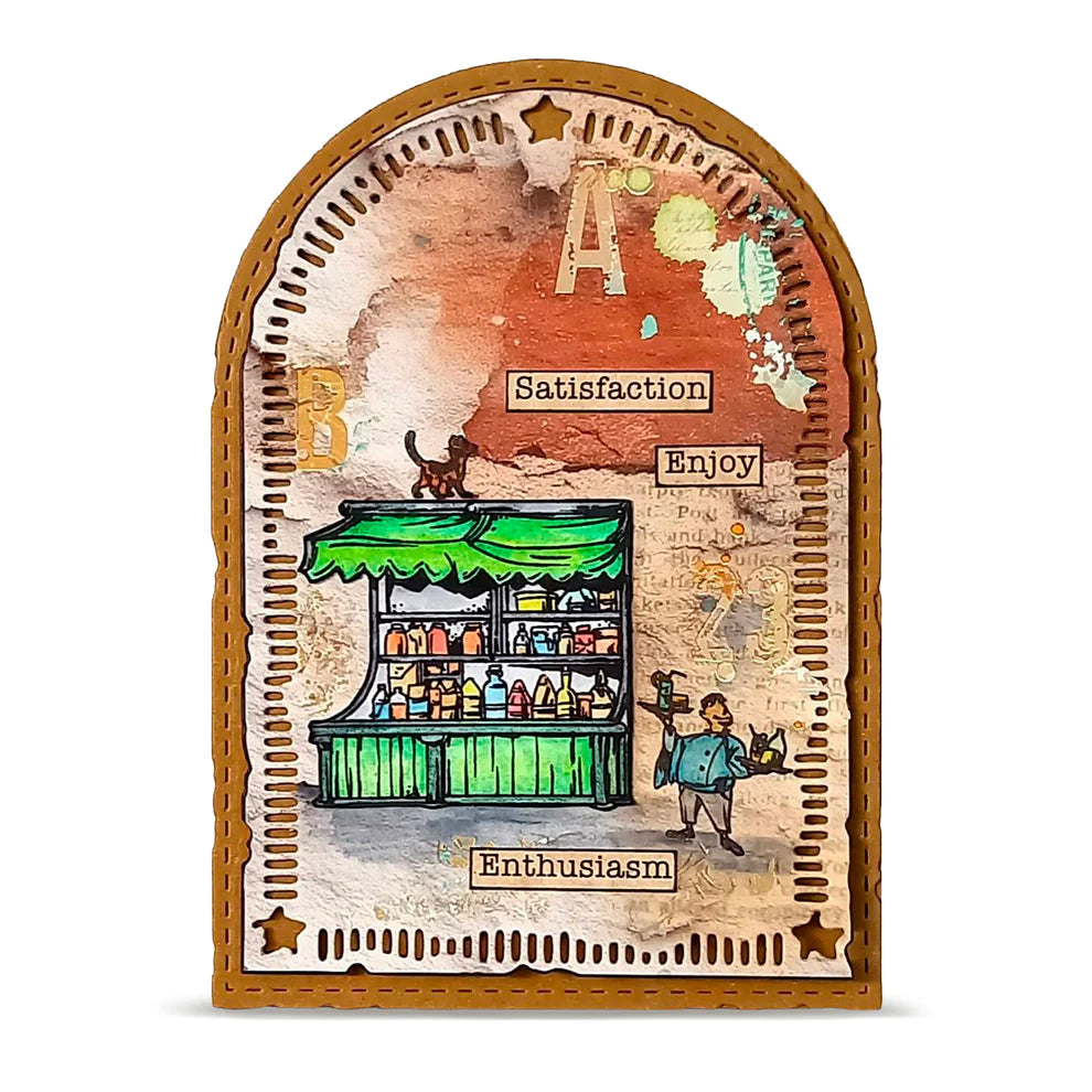 AALL & CREATE - A6 Stamps - Lantern Lane- #1476