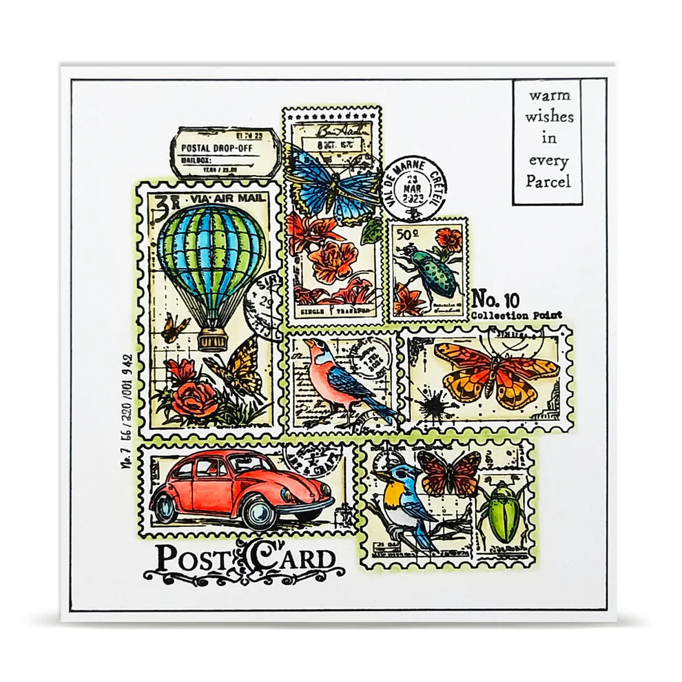 AALL & CREATE - A6 Stamps -Miniature Postage Stamp -#1443