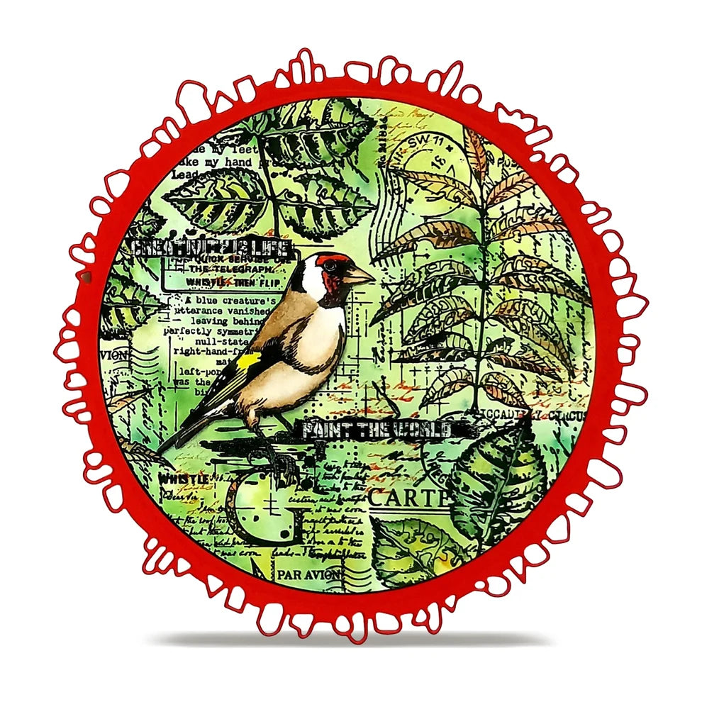 AALL & CREATE - A7 Stamps - Whistling Finch  #1350