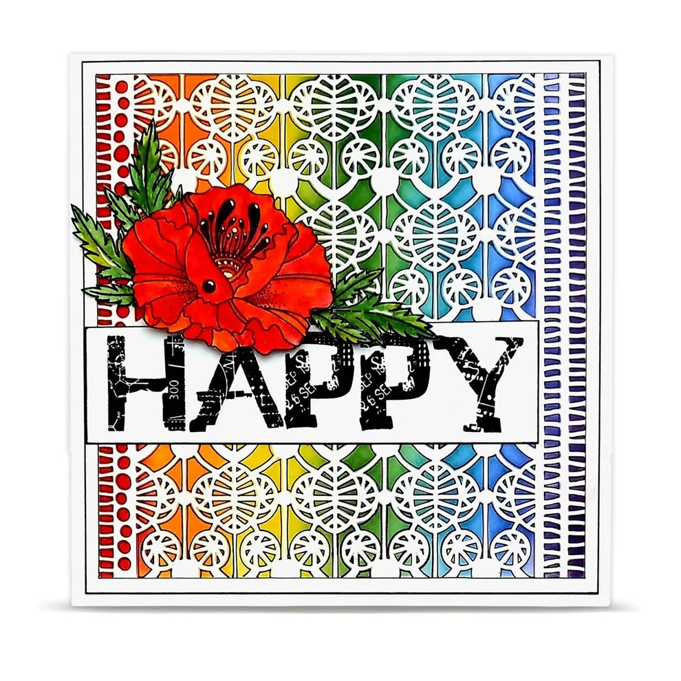 AALL & CREATE - A6 Stamps - Scribble Splash TP - 1332