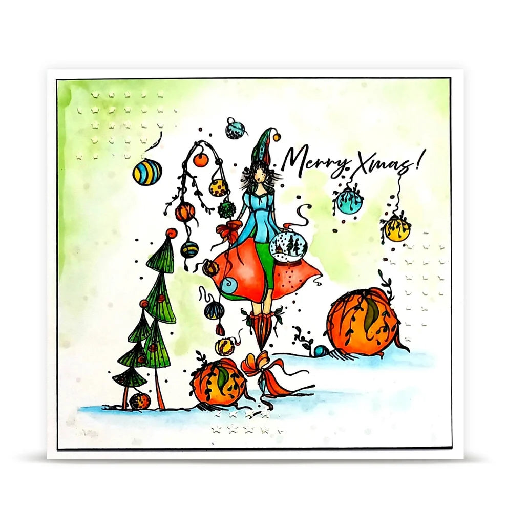 AALL & CREATE - A7 Stamps - Baubles Of Season TP - 1469