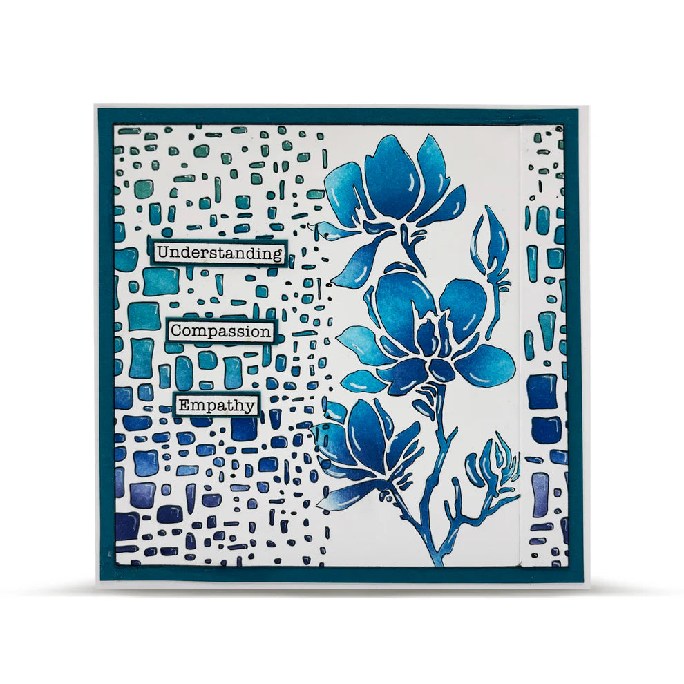 AALL & CREATE - 6X6  Stencil  - Breaking Point # PC - 246
