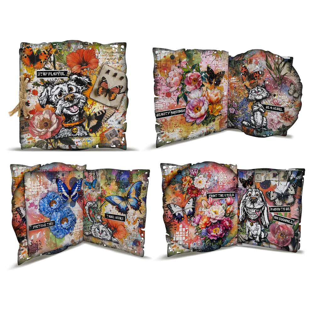 AALL & CREATE - A5 Design Papers - Colour Me Floral # PA-41