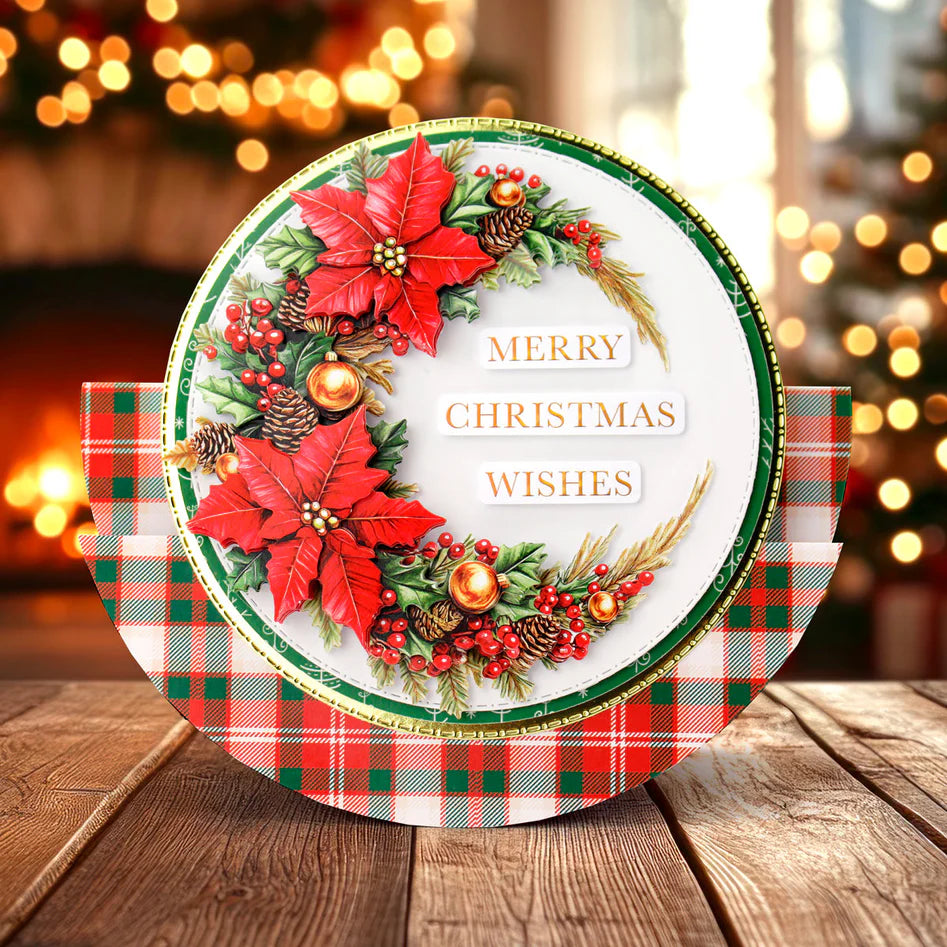 Katy Sue - Die Cut 3D decoupage - Christmas Flowers