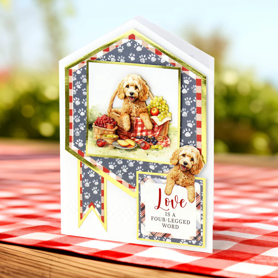 Katy Sue - Die Cut Topper & Decoupage Collection - Picnic Pups