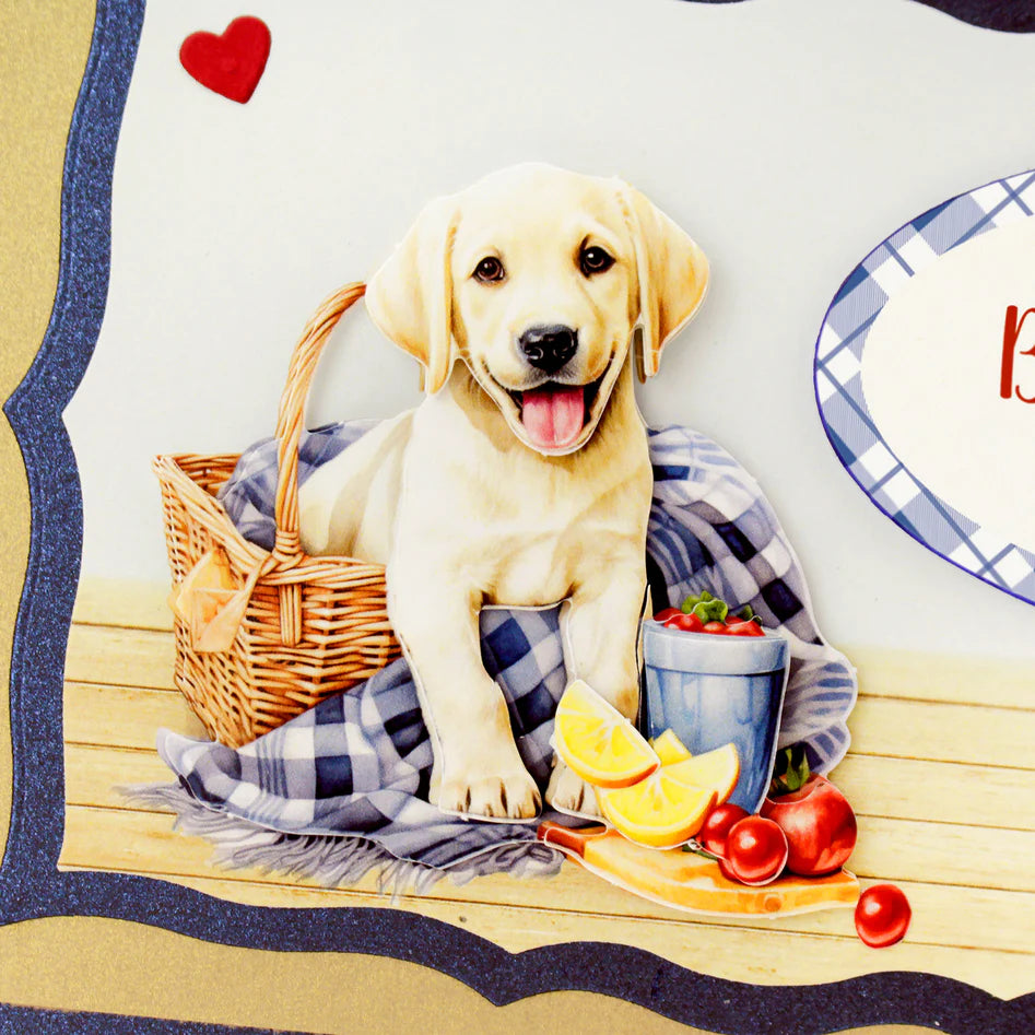 Katy Sue - Die Cut Topper & Decoupage Collection - Picnic Pups