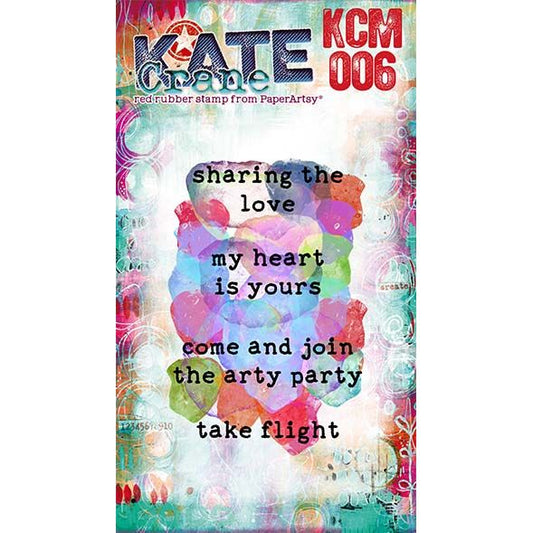 Paper Artsy- Kate Crane Mini Stamp 006