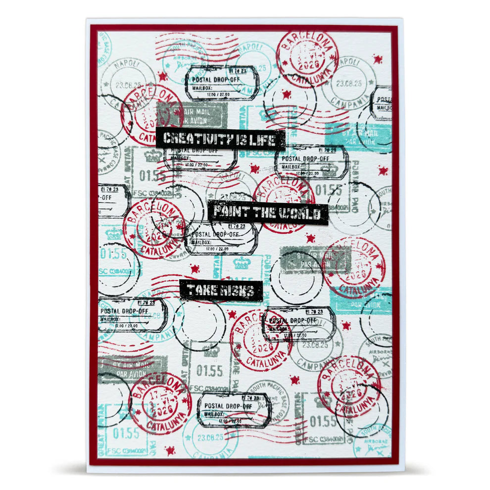 AALL & CREATE - A6 Stamps -Stamped Horizons -#1442