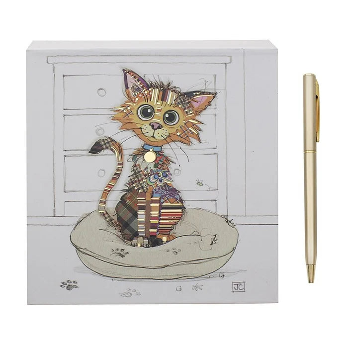 Bug Art Memo Pad & Pen Kimba Kitten