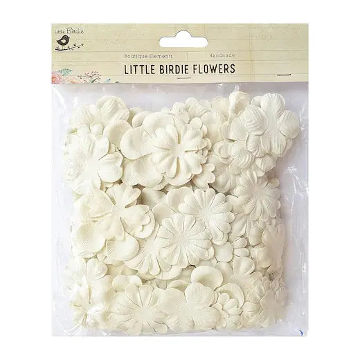 Little Birdie Mulberry Paper Flowers 180pcs - Evelyn