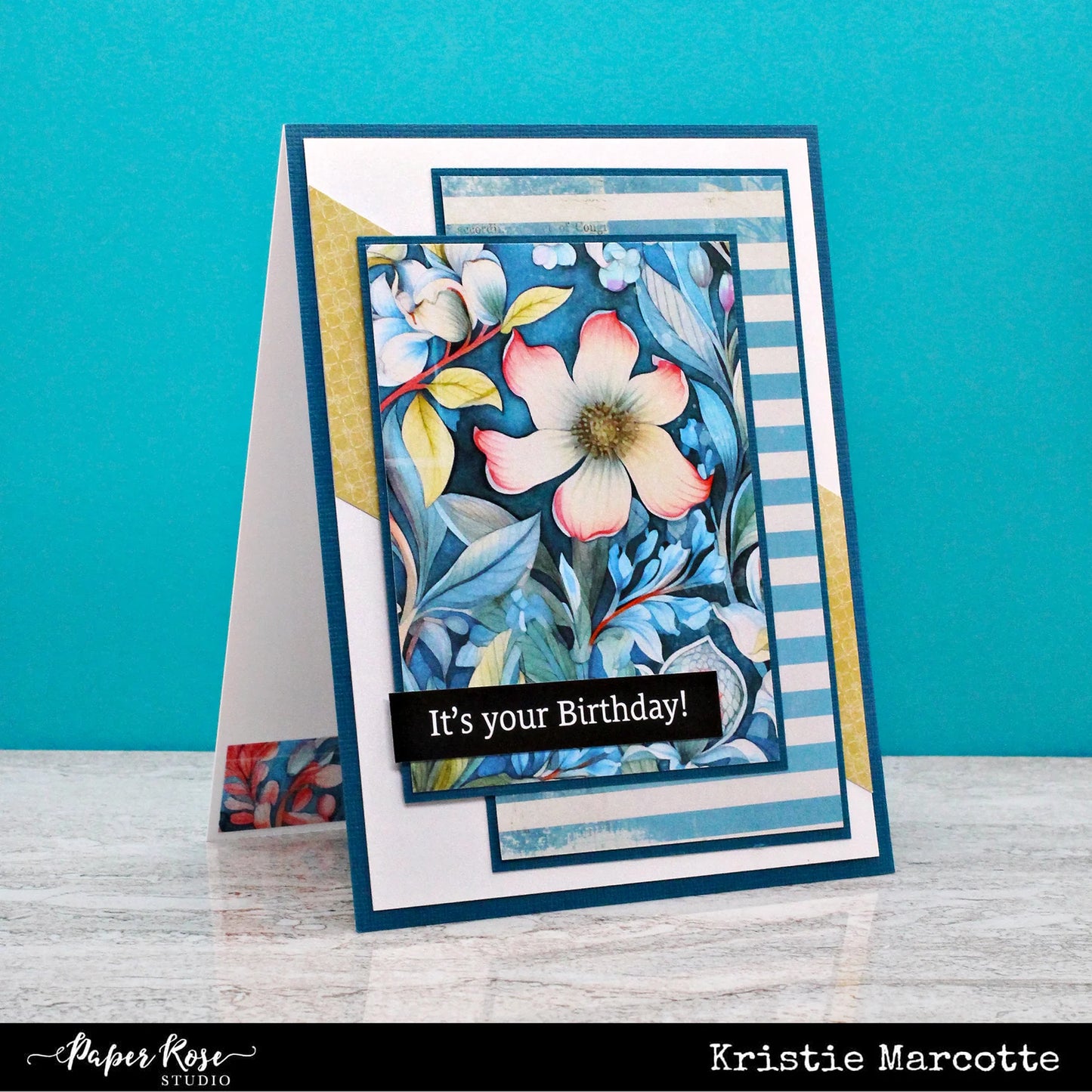 Paper Rose -Botanical Blooms -  12x12 Paper Collection