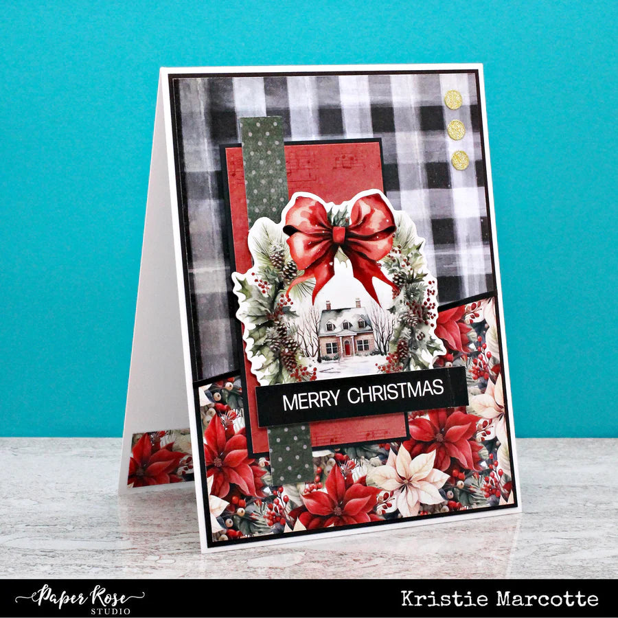 Paper Rose Embossed Die Cuts - Jolly Christmas 1.0