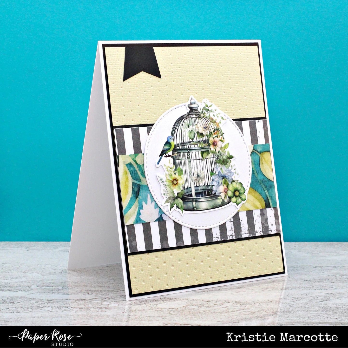 Paper Rose Embossed Die Cuts -  Botanical Memories