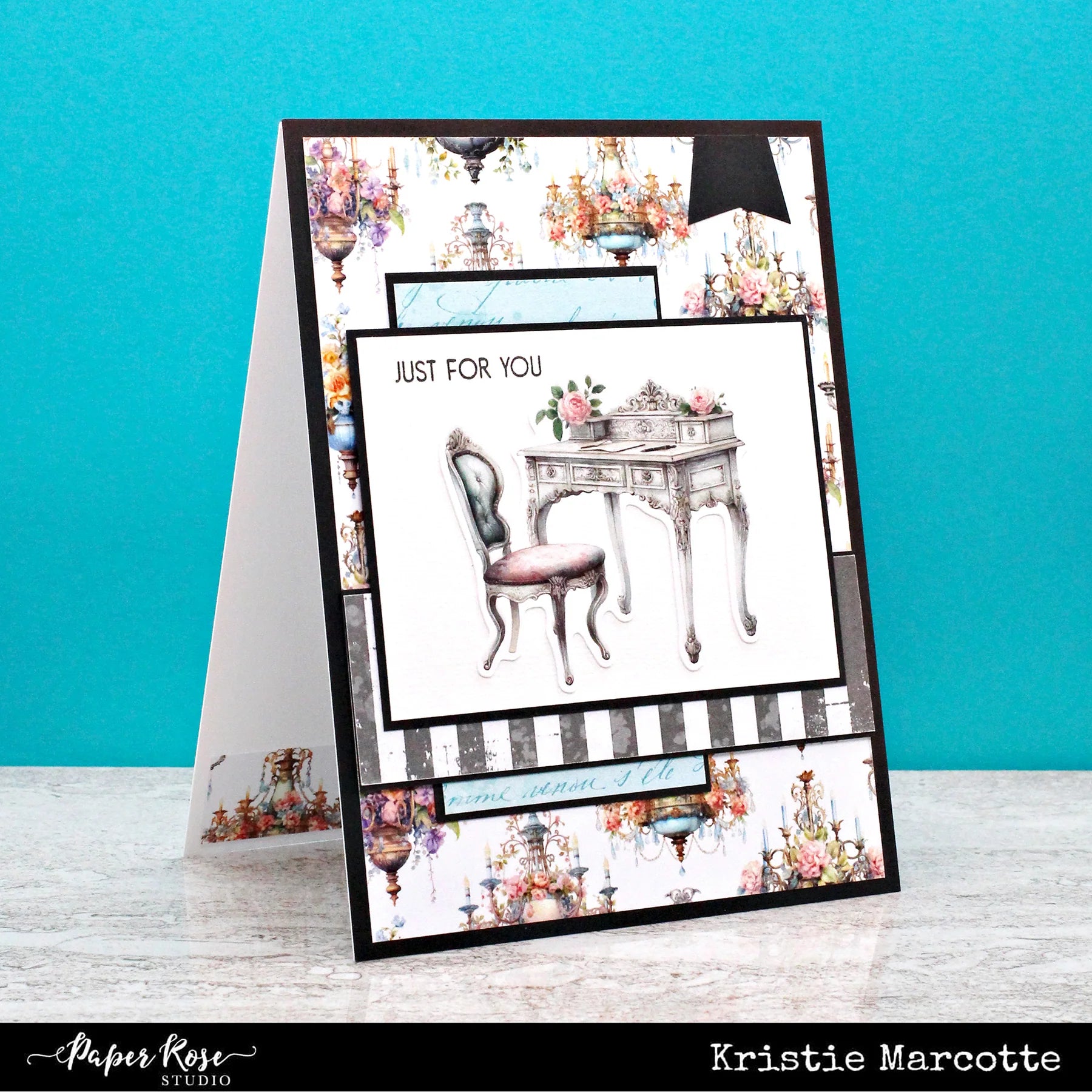 Paper Rose Embossed Die Cuts -  Botanical Memories