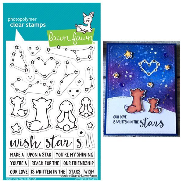 Lawn Fawn Photopolymer Clear Stamps - Upon A Star