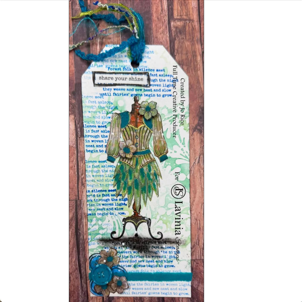 Lavinia Stamps - Velvet Powder Turquoise