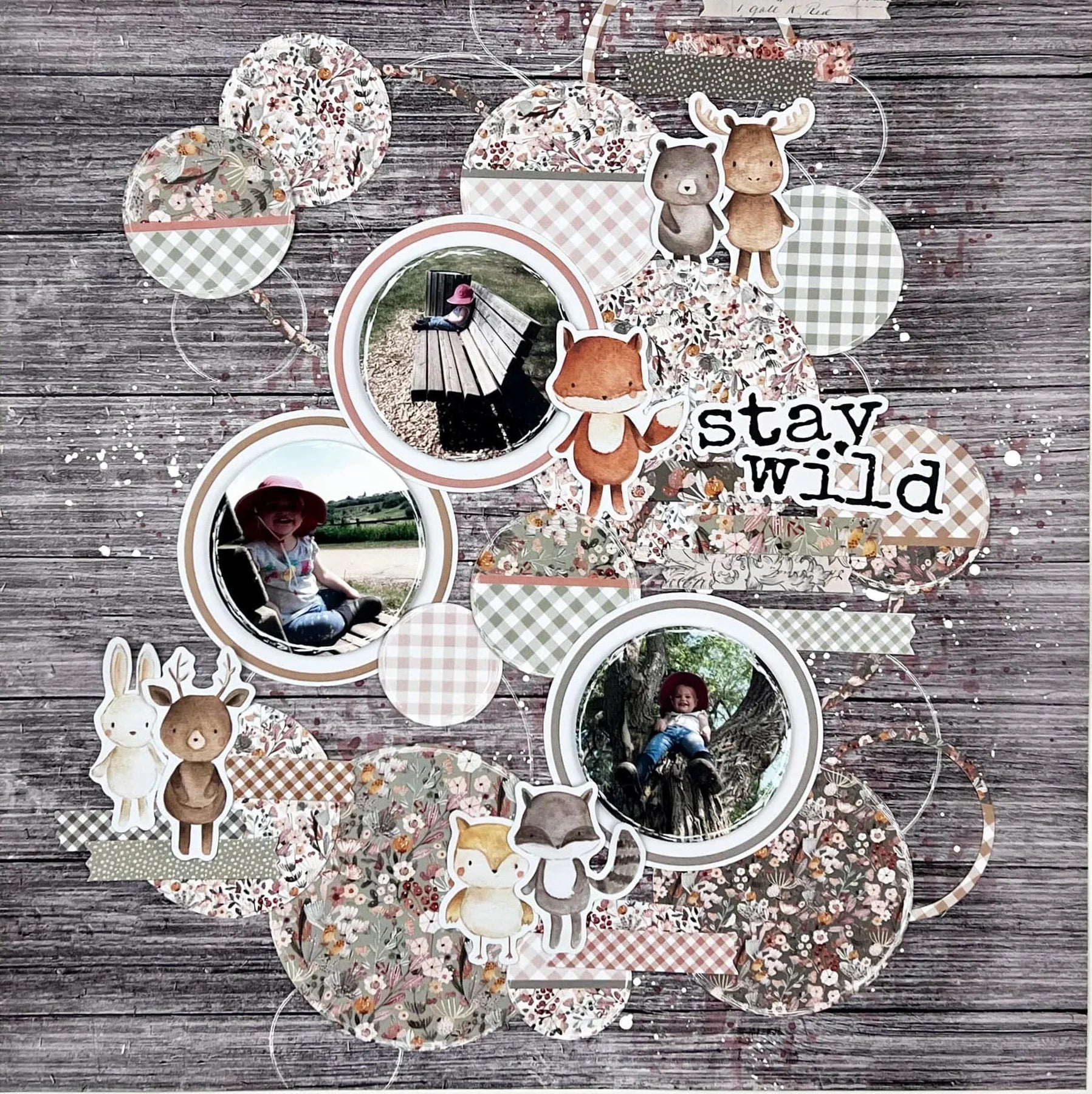 Paper Rose  Die Cuts - Nature Stroll Titles & Sentiments
