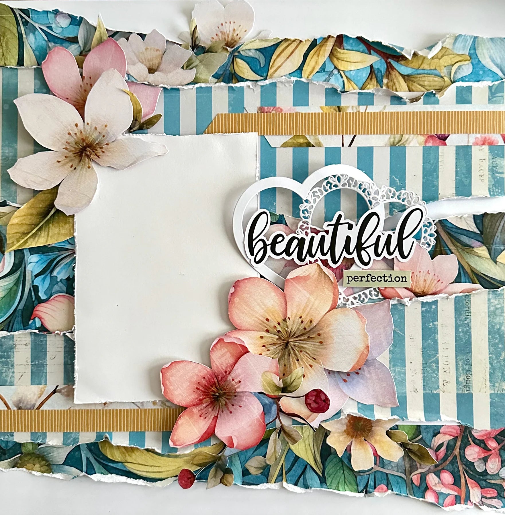 Paper Rose  Die Cuts - Nature Stroll Titles & Sentiments