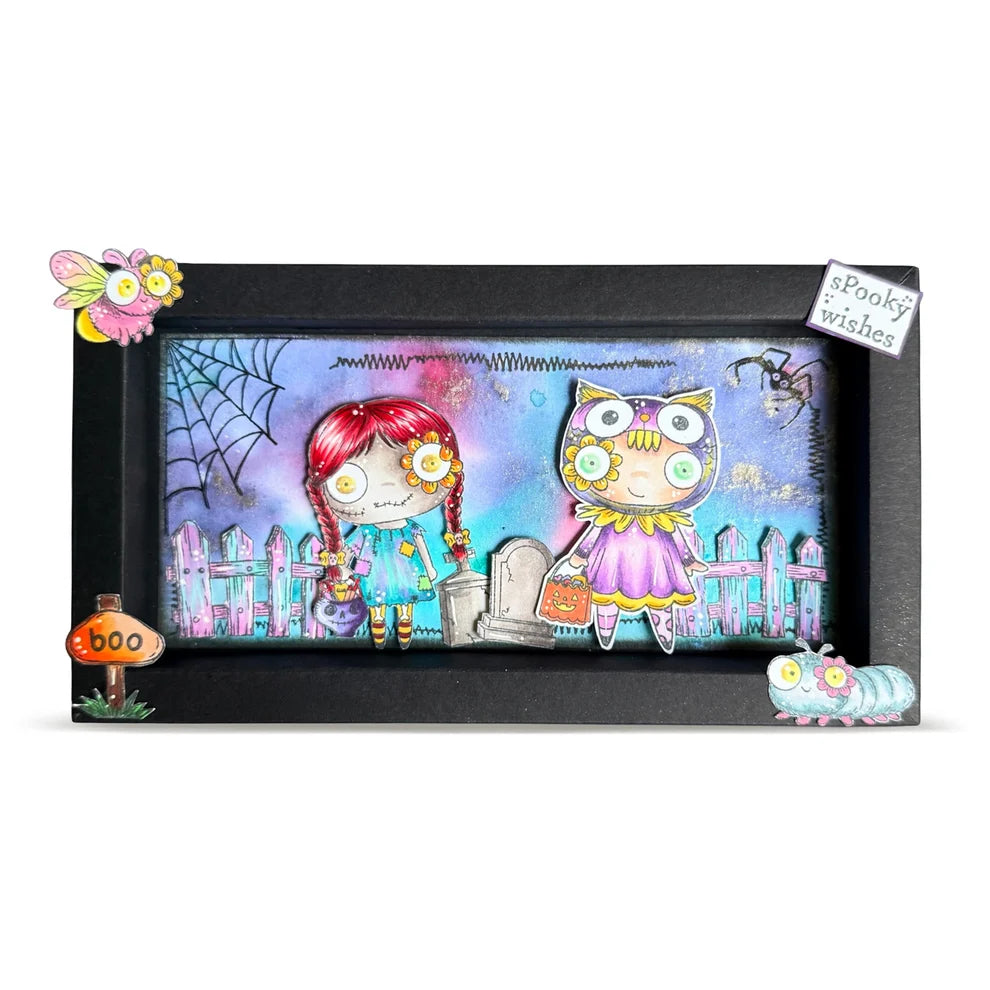 AALL & CREATE - A7 Stamps - Moonlight Wishes #1421