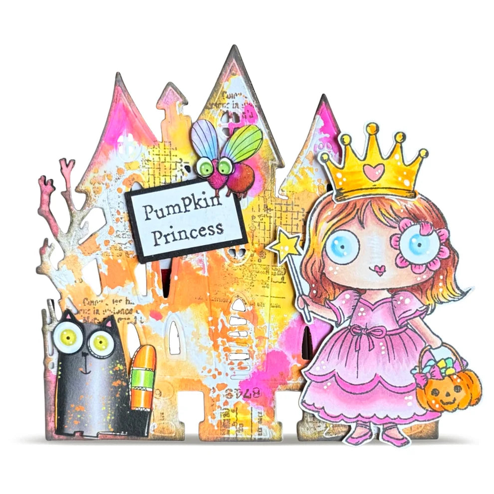 AALL & CREATE - A7 Stamps - Pumpkin Princess #1423