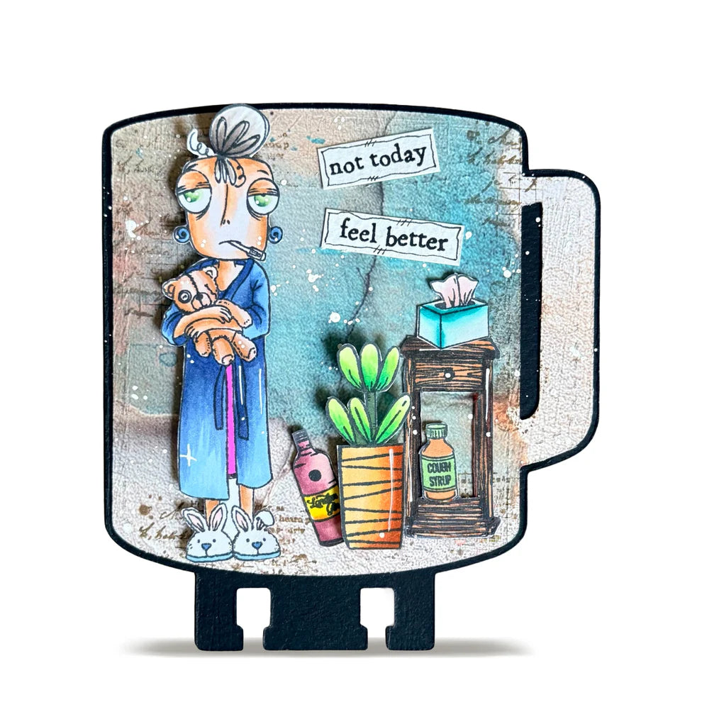 AALL & CREATE - A7 Stamps - Sniffy Dee  #1440