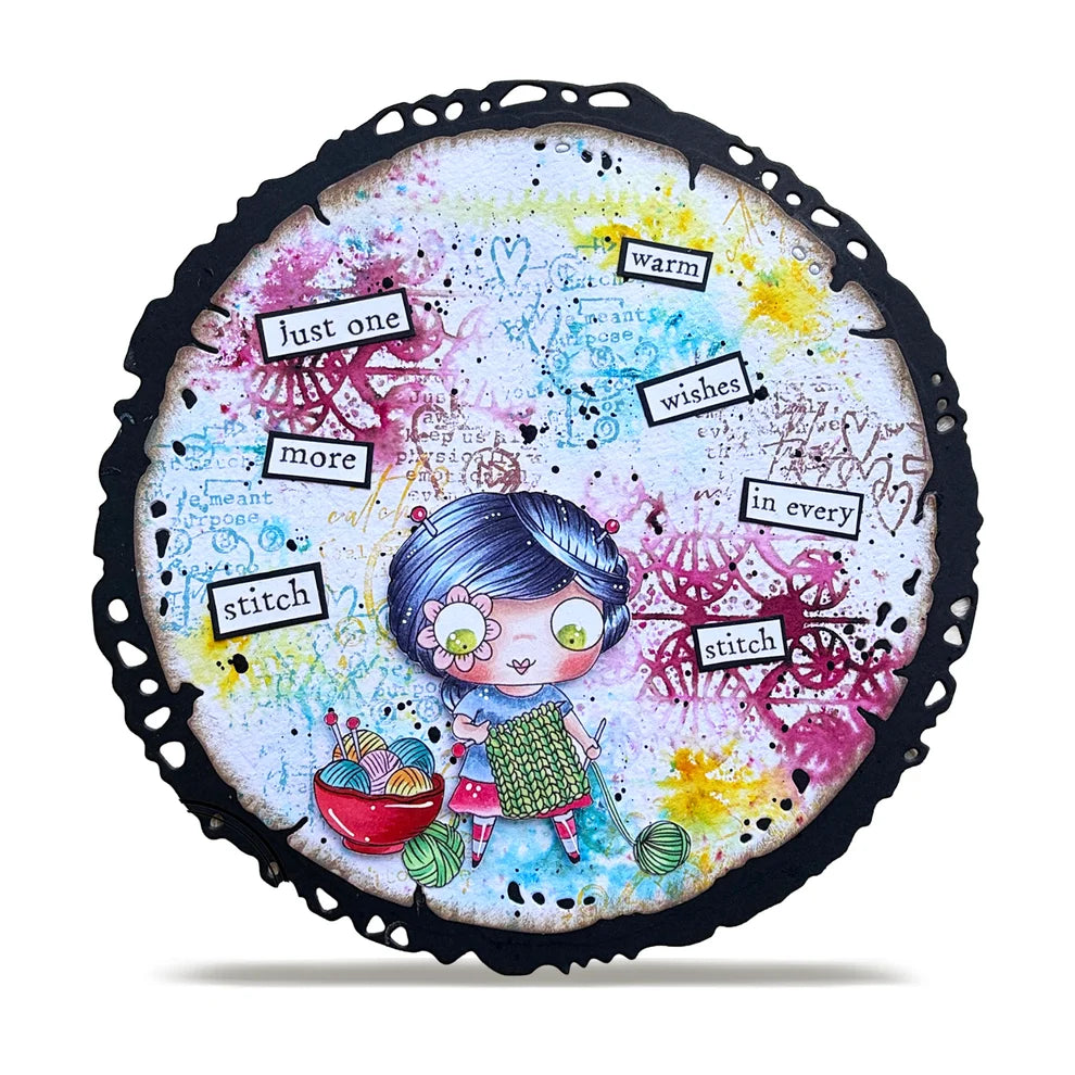 AALL & CREATE - A7 Stamps - Yarn love #1502